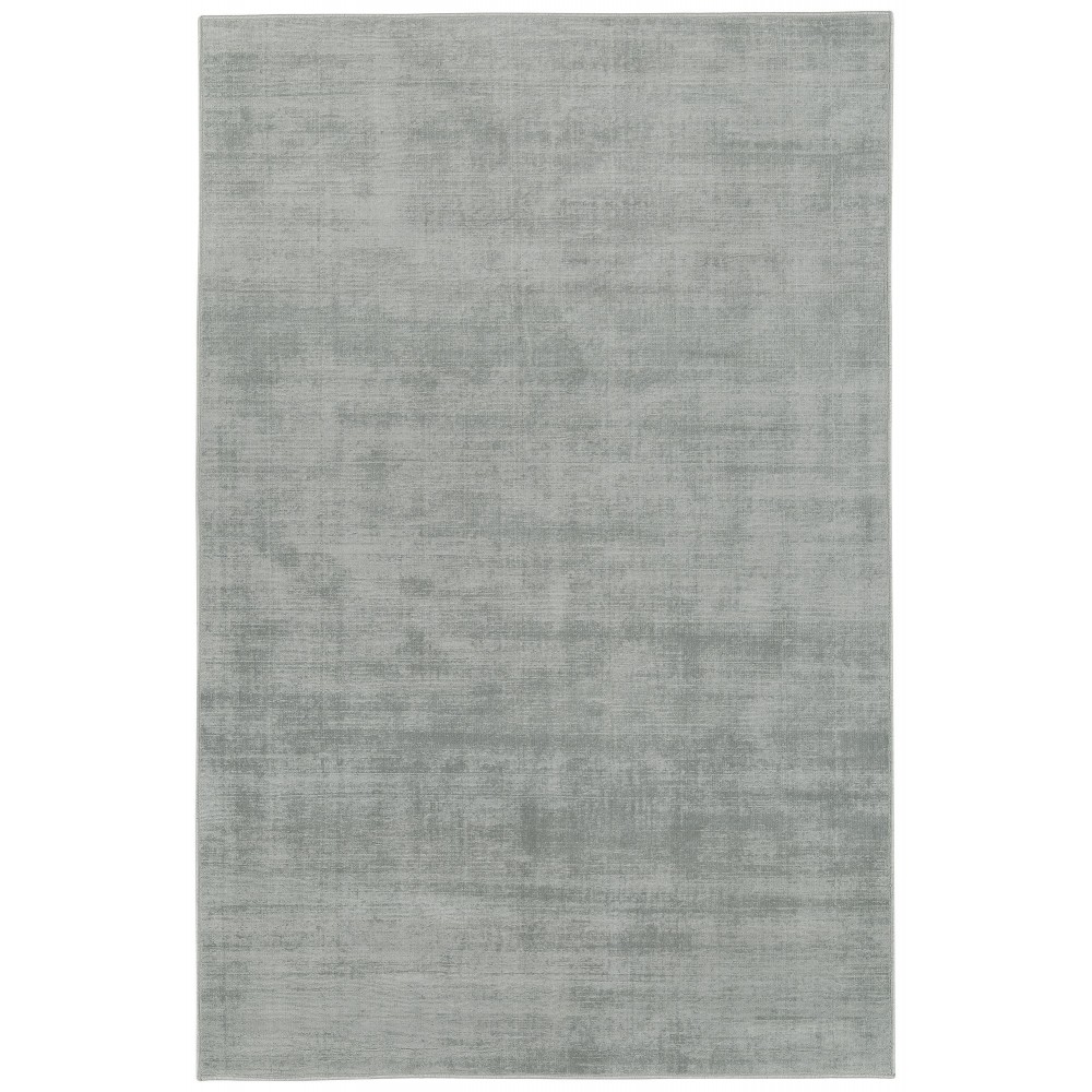 Kaleen Shiny Collection Light Silver Throw Rug 2' x 3'