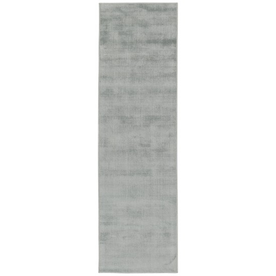 Kaleen Shiny Collection Light Silver Throw Rug 2' x 3'