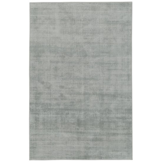 Kaleen Shiny Collection Light Silver Throw Rug 3' x 5'