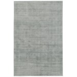 Kaleen Shiny Collection Light Silver Area Rug 4' x 6'