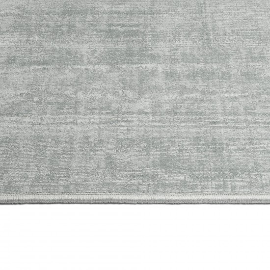 Kaleen Shiny Collection Light Silver Area Rug 4' x 6'