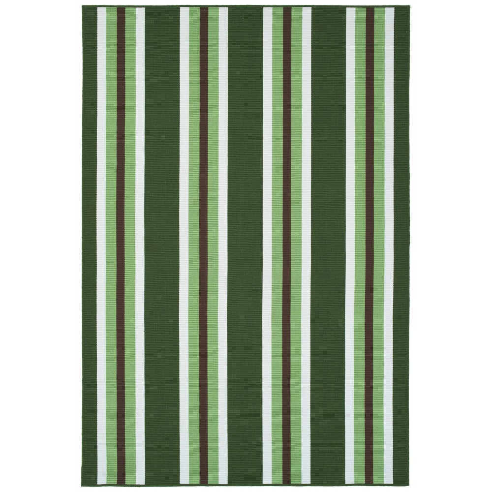 Kaleen Voavah Collection Light Green Throw Rug 2' x 3'