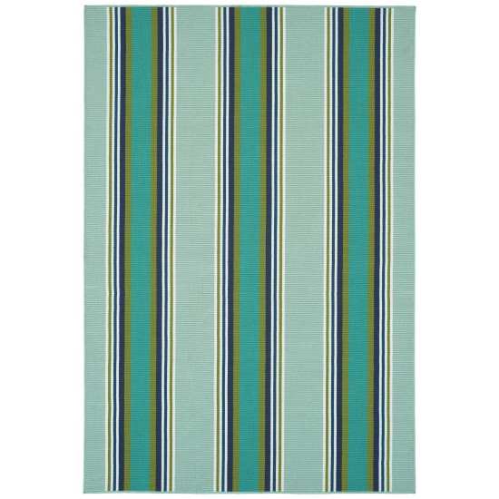 Kaleen Voavah Collection Light Seafoam Throw Rug 2' x 3'