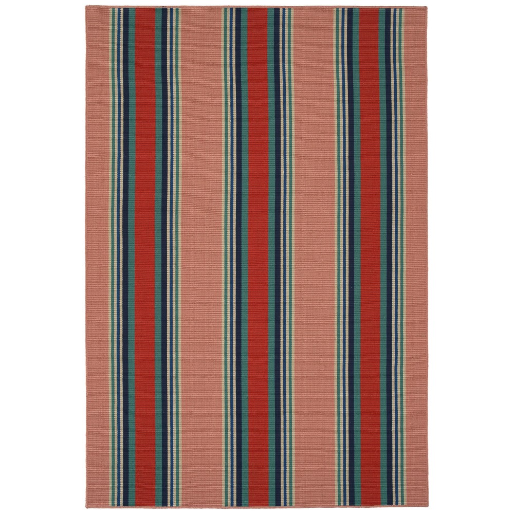 Kaleen Voavah Collection Light Salmon Throw Rug 2' x 3'