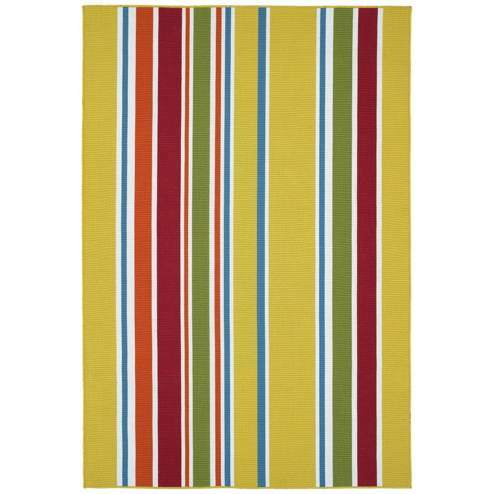 Kaleen Voavah Collection Light Yellow Area Rug 4' x 6'