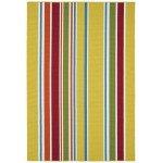 Kaleen Voavah Collection Light Yellow Area Rug 8' x 10'