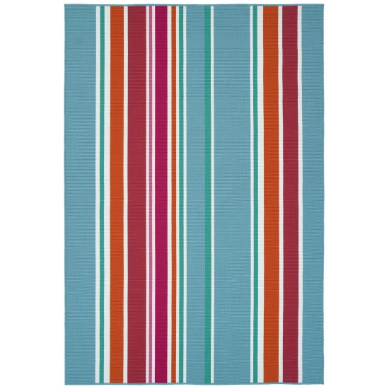 Kaleen Voavah Collection Light Light Blue Runner 2' x 8'