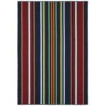 Kaleen Voavah Collection Dark Navy Throw Rug 2' x 3'