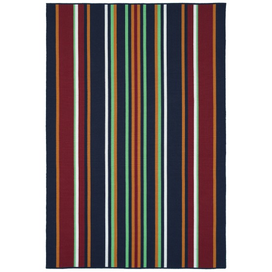 Kaleen Voavah Collection Dark Navy Throw Rug 2' x 3'