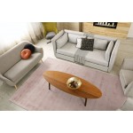 Kaleen Shiny Collection Light Pink Area Rug 5' x 7'9"