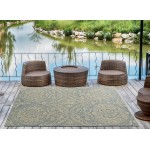 Kaleen Weathered Collection Linen Glacier Area Rug 4' x 6'