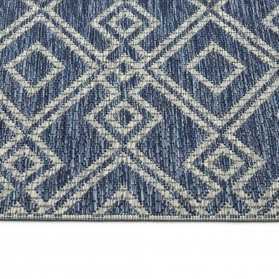 Kaleen Soleri Collection SLR01-22 Navy Throw Rug 2'7" x 4'11"