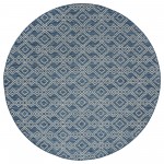 Kaleen Soleri Collection SLR01-22 Navy Throw Rug 2'7" x 4'11"