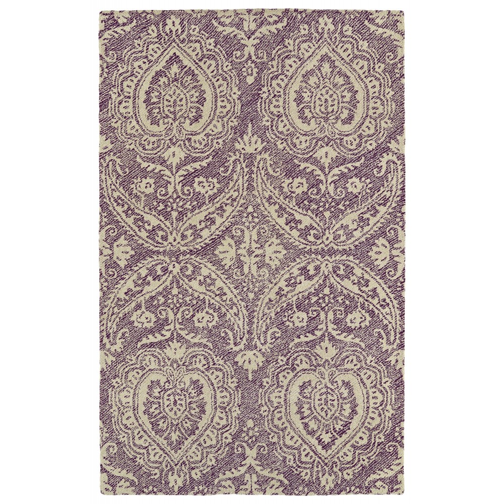 Kaleen Weathered Collection Light Purple Area Rug 9' x 12'