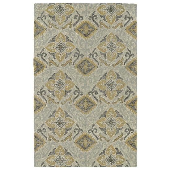 Kaleen Weathered Collection Dark Spa Area Rug 4' x 6'