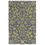 Kaleen Weathered Collection Dark Navy Area Rug 4' x 6'