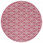 Kaleen Soleri Collection SLR01-92 Pink Throw Rug 2'7" x 4'11"