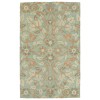 Kaleen Weathered Collection Bright Turquoise Throw Rug 2' x 3'