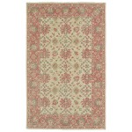 Kaleen Weathered Collection Light Watermelon Area Rug 4' x 6'