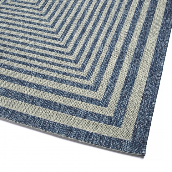 Kaleen Soleri Collection SLR02-22 Navy Throw Rug 2'7" x 4'11"