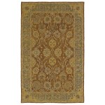 Kaleen Weathered Collection Dark Brick Throw Rug 2' x 3'