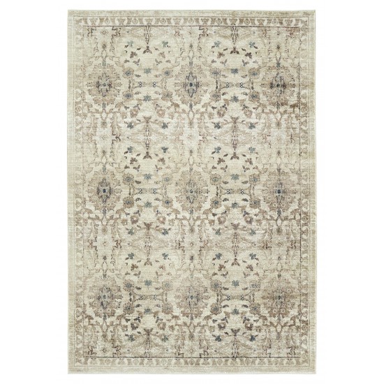 Kaleen Wynnlow Collection Light Sand Throw Rug 1'10" x 2'6"