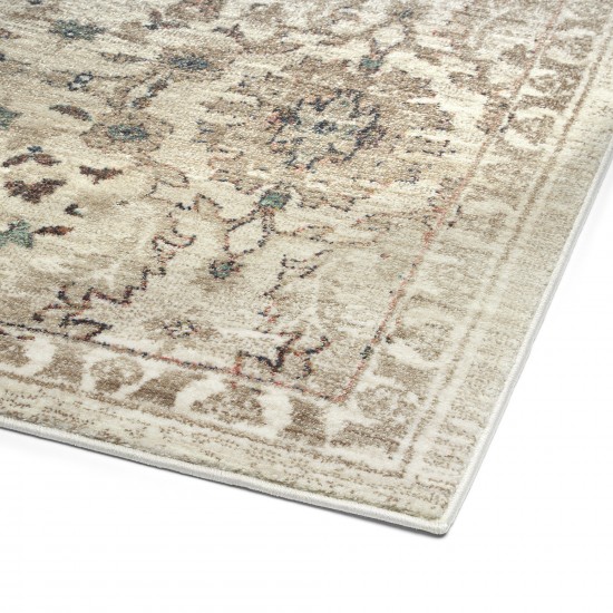 Kaleen Wynnlow Collection Light Sand Throw Rug 1'10" x 2'6"