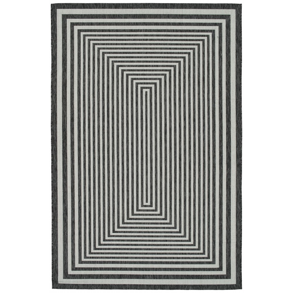 Kaleen Soleri Collection SLR02-38 Charcoal Area Rug 7'10" x 10'2"