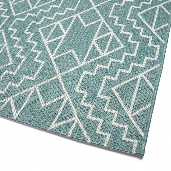 Kaleen Soleri Collection Light Turquoise Runner 2'3" x 7'10"