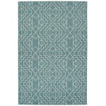 Kaleen Soleri Collection Light Turquoise Area Rug 3'11" x 5'11"