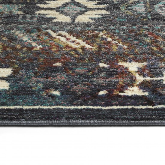 Kaleen Wynnlow Collection Dark Navy Throw Rug 1'10" x 2'6"