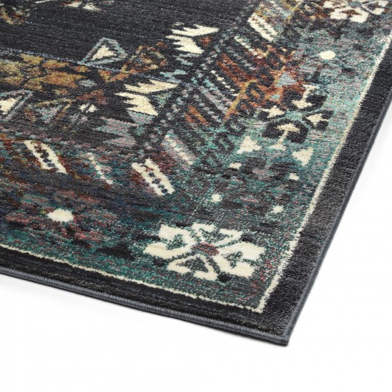 Kaleen Wynnlow Collection Dark Navy Area Rug 5'3" x 7'10"