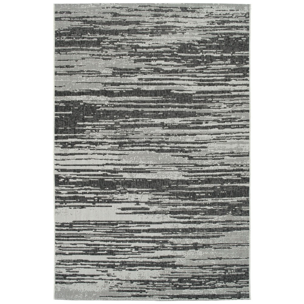 Kaleen Soleri Collection SLR05-38 Charcoal Throw Rug 2'7" x 4'11"