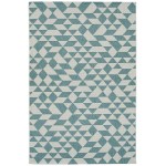 Kaleen Soleri Collection SLR06-91 Teal Area Rug 5'3" x 7'6"