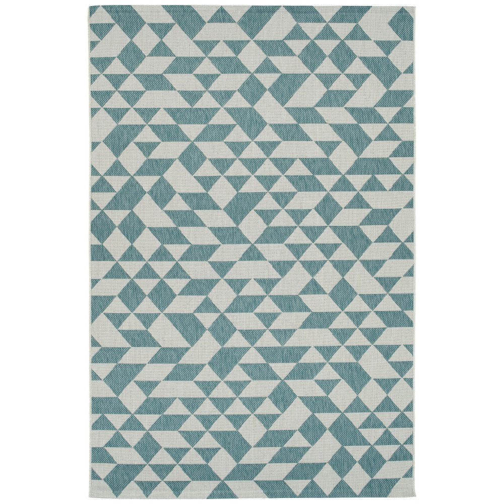 Kaleen Soleri Collection SLR06-91 Teal Area Rug 5'3" x 7'6"