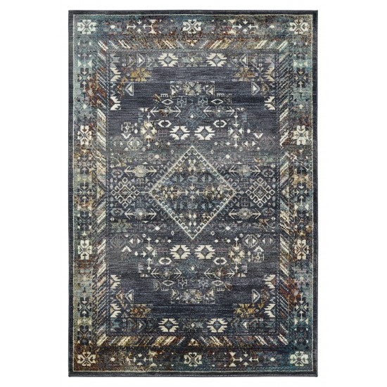 Kaleen Wynnlow Collection Dark Navy Area Rug 8'4 x 11'7"