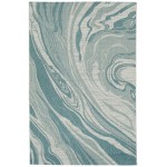 Kaleen Soleri Collection SLR07-91 Teal Area Rug 5'3" x 7'6"