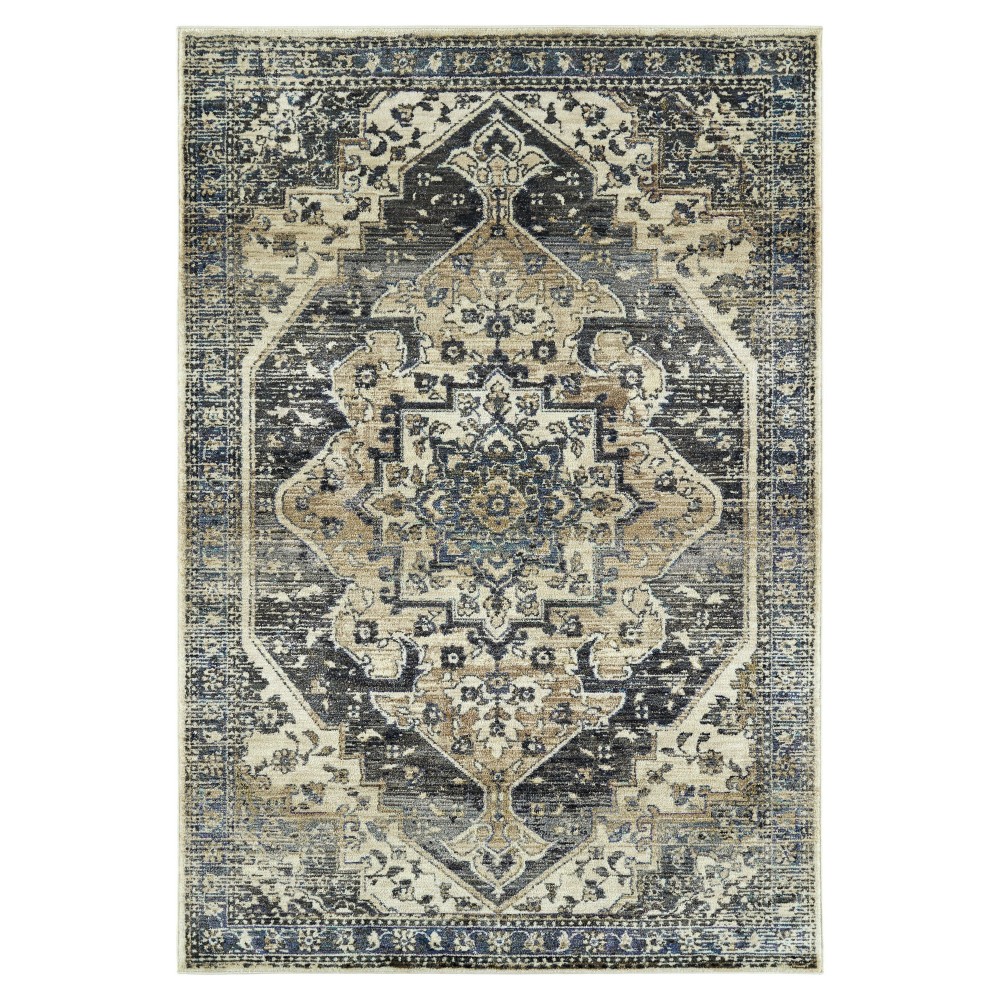 Kaleen Wynnlow Collection Light Grey Area Rug 6'3" x 6'3"