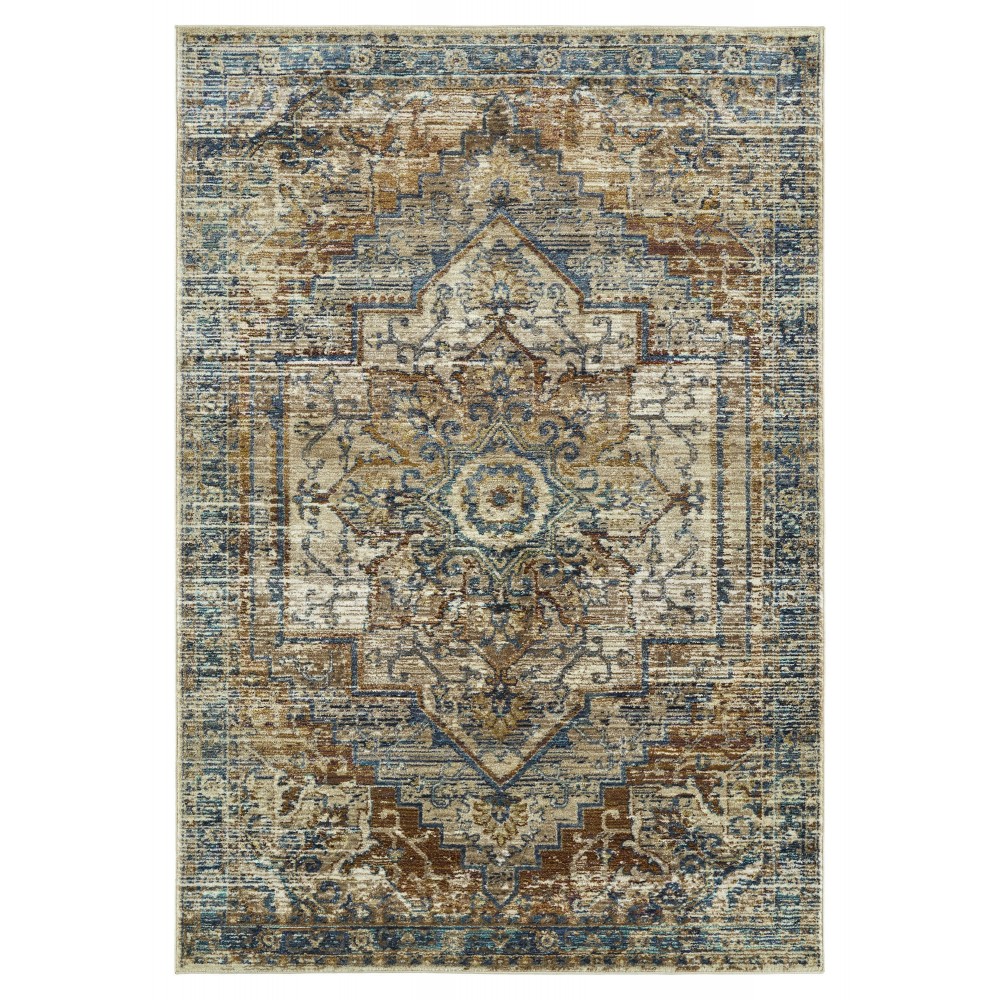 Kaleen Wynnlow Collection Multi Ivory Area Rug 8'4 x 11'7" Kaleen Wynnlow Collection Multi Ivory Area Rug 8'4 x 11'7"