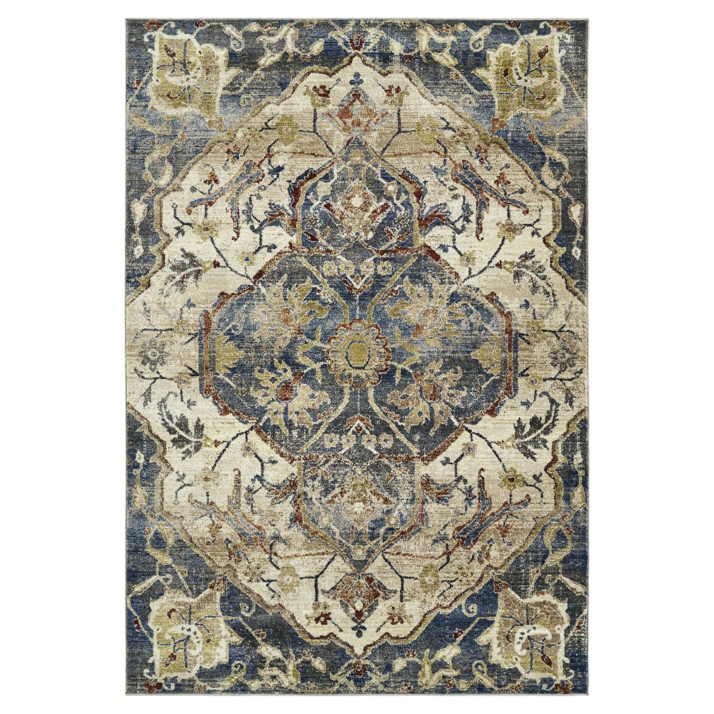 Kaleen Wynnlow Collection Dark Denim Runner 2'3" x 11'7"