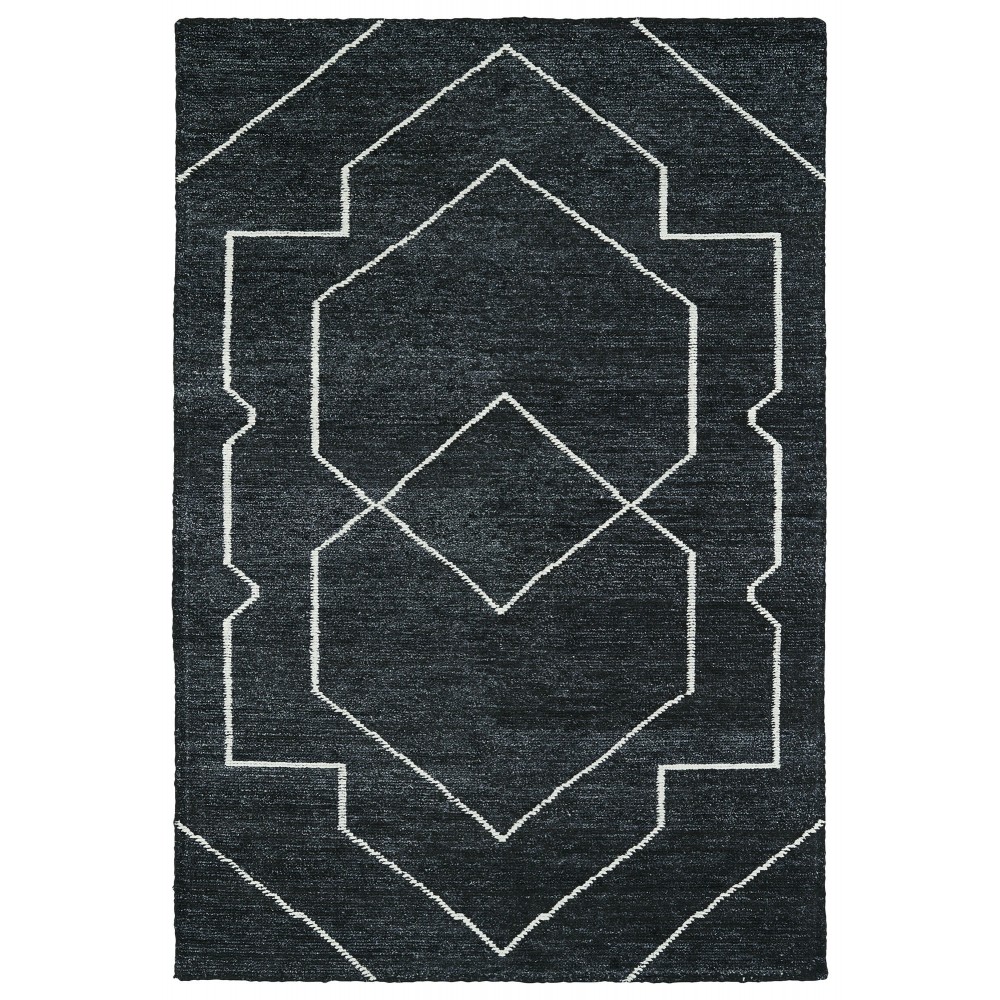 Kaleen Solitaire Collection Dark Charcoal Area Rug 9'6" x 13' Kaleen Solitaire Collection Dark Charcoal Area Rug 9'6" x 13'
