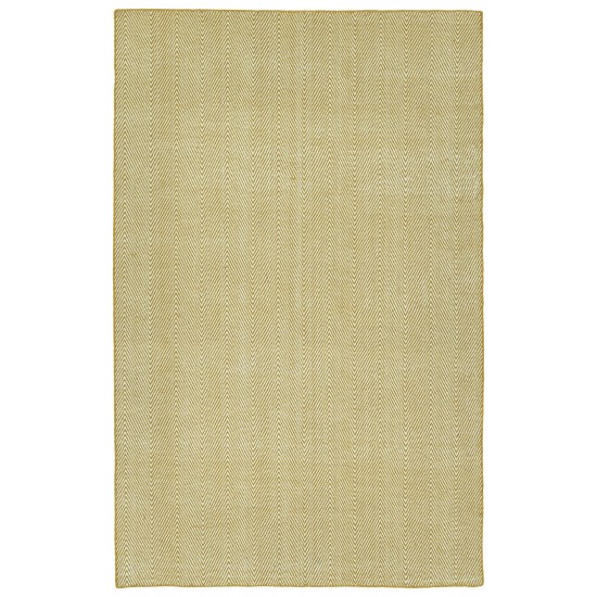 Kaleen Ziggy Collection Bright Gold Throw Rug 2' x 3'