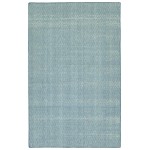 Kaleen Ziggy Collection Light Denim Throw Rug 2' x 3'