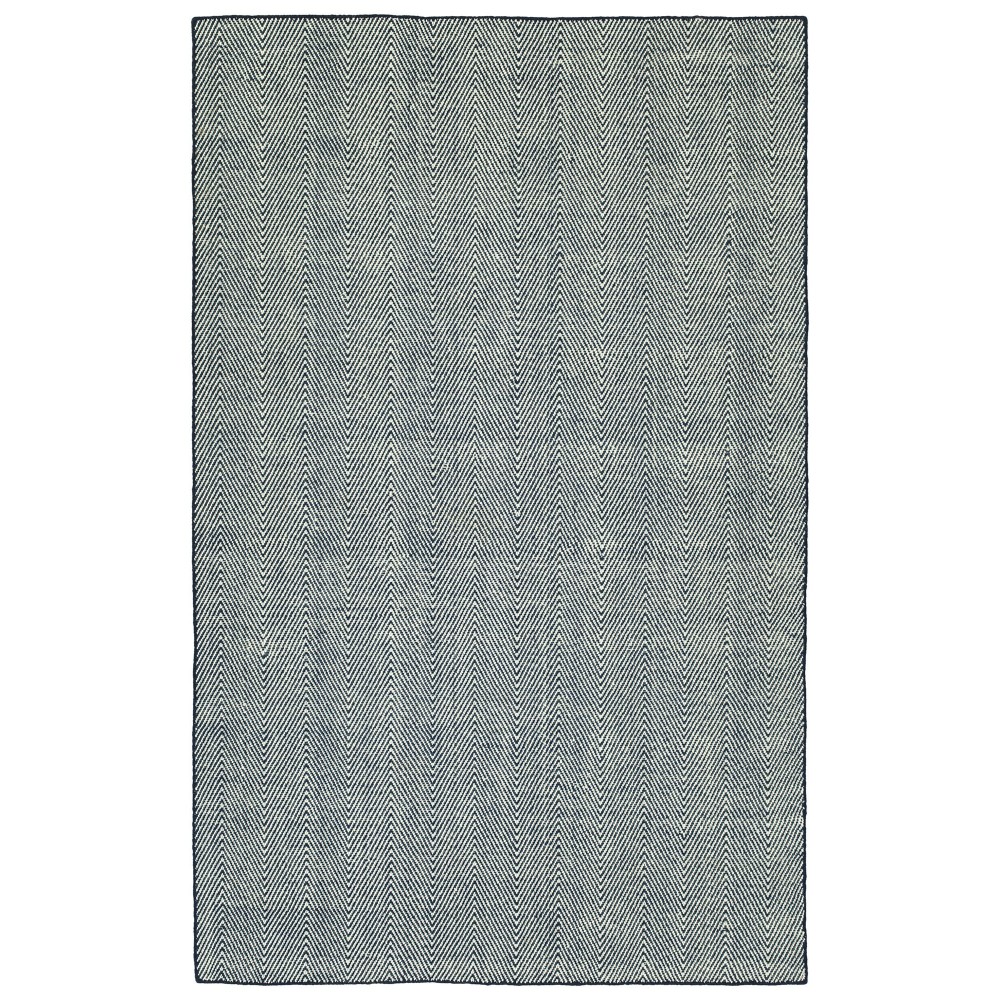 Kaleen Ziggy Collection Light Navy Area Rug 5' x 7'6"