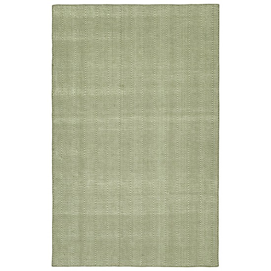 Kaleen Ziggy Collection Light Olive Throw Rug 2' x 3'