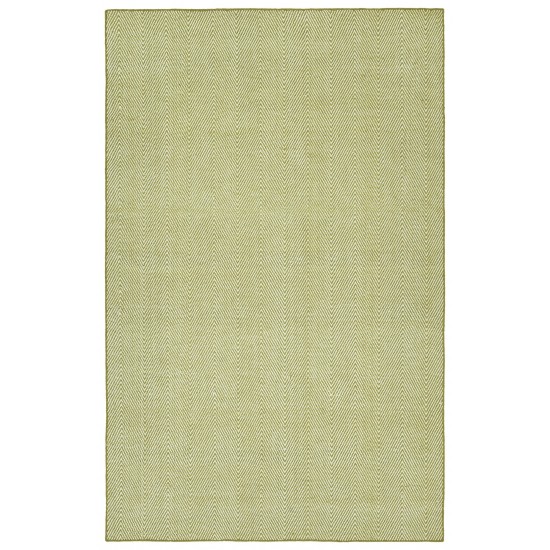 Kaleen Ziggy Collection Bright Wasabi Throw Rug 2' x 3'