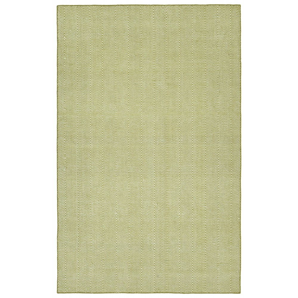 Kaleen Ziggy Collection Bright Wasabi Throw Rug 2' x 3'