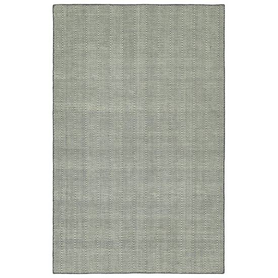 Kaleen Ziggy Collection Light Grey Throw Rug 2' x 3'