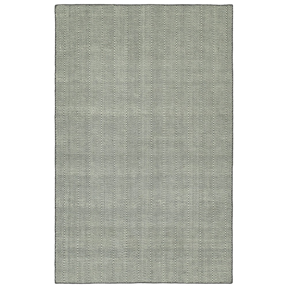 Kaleen Ziggy Collection Light Grey Throw Rug 3' x 5'