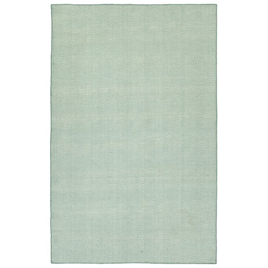 Kaleen Ziggy Collection Light Light Blue Throw Rug 2' x 3'